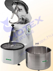 Spirál mixer / dagasztógép felhajtható fejjel és kivehető üsttel