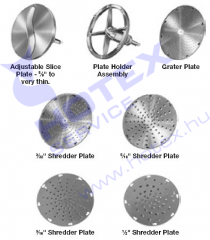 Zöldségszeletelőtárcsa tartó