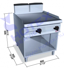 Gázüzemű rostlap, S900 line
