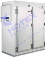 Kompakt kétajtós hűtőcella