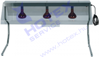 Pultra tehető infra híd 3 db 250 wattos infra izzóval