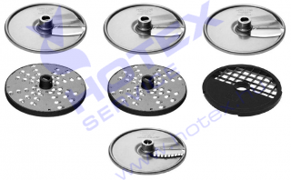 Hét tárcsából álló szerszámkészlet