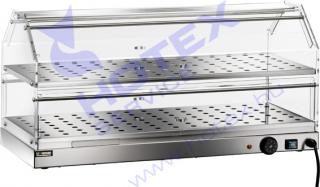 Melegentartó vitrin