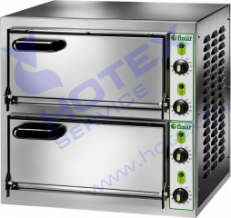 Kétszintes pizzasütő kemence